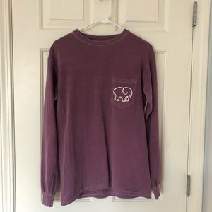 Ivory Ella Classic Fit Berry Paisley Tee
